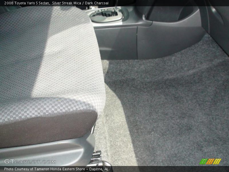 Silver Streak Mica / Dark Charcoal 2008 Toyota Yaris S Sedan