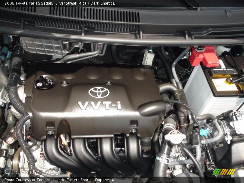 Silver Streak Mica / Dark Charcoal 2008 Toyota Yaris S Sedan