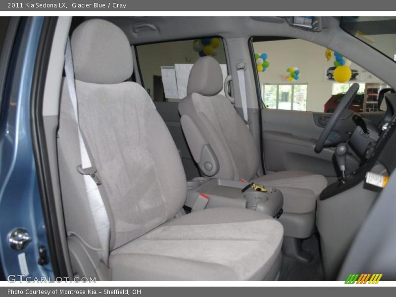 Glacier Blue / Gray 2011 Kia Sedona LX