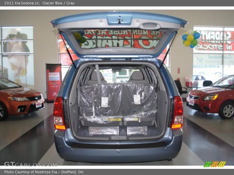 Glacier Blue / Gray 2011 Kia Sedona LX