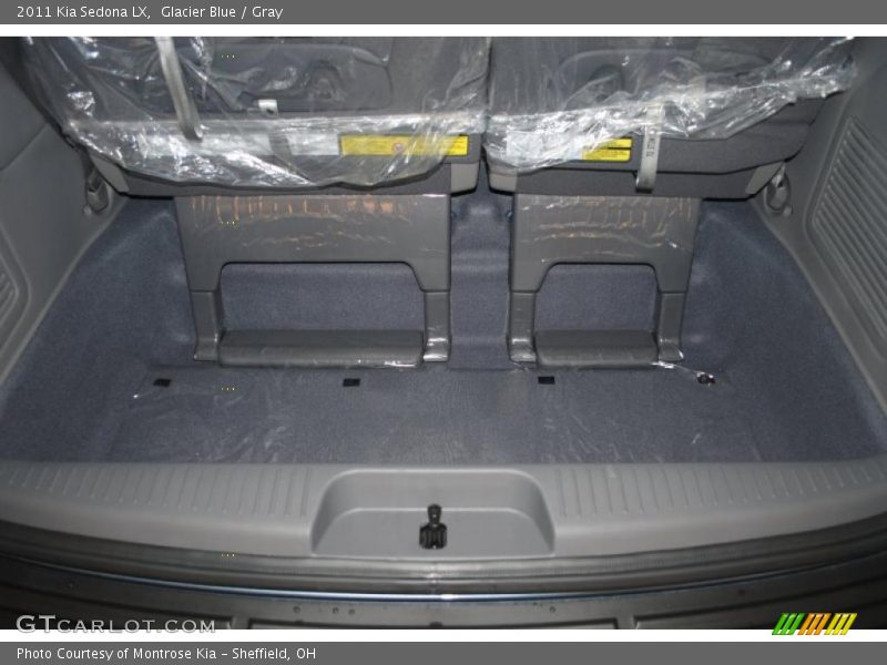 Glacier Blue / Gray 2011 Kia Sedona LX