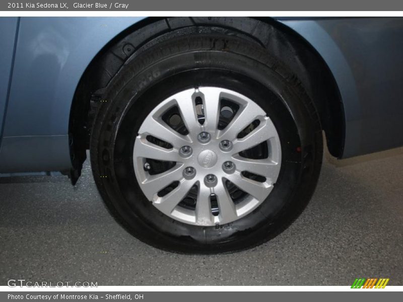 Glacier Blue / Gray 2011 Kia Sedona LX