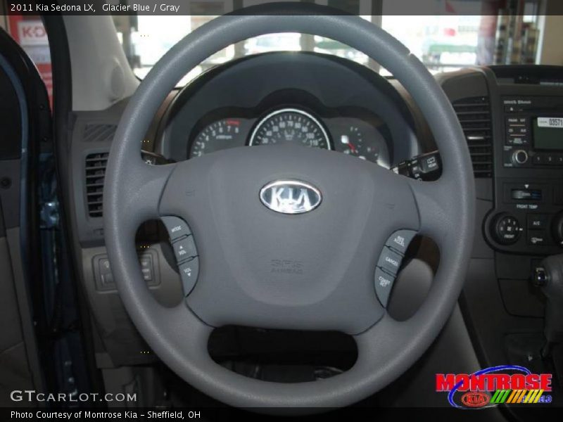 Glacier Blue / Gray 2011 Kia Sedona LX