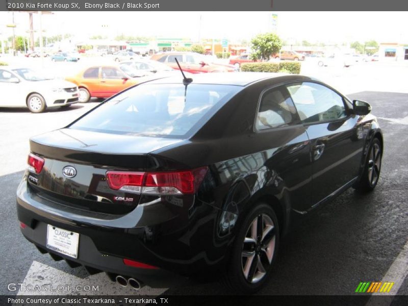 Ebony Black / Black Sport 2010 Kia Forte Koup SX