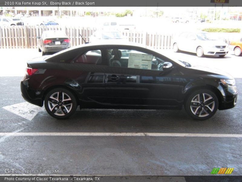 Ebony Black / Black Sport 2010 Kia Forte Koup SX