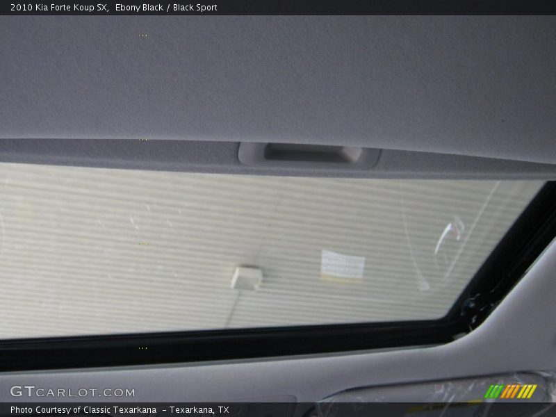 Ebony Black / Black Sport 2010 Kia Forte Koup SX