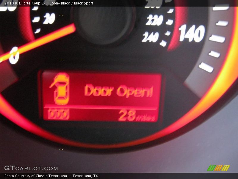 Ebony Black / Black Sport 2010 Kia Forte Koup SX