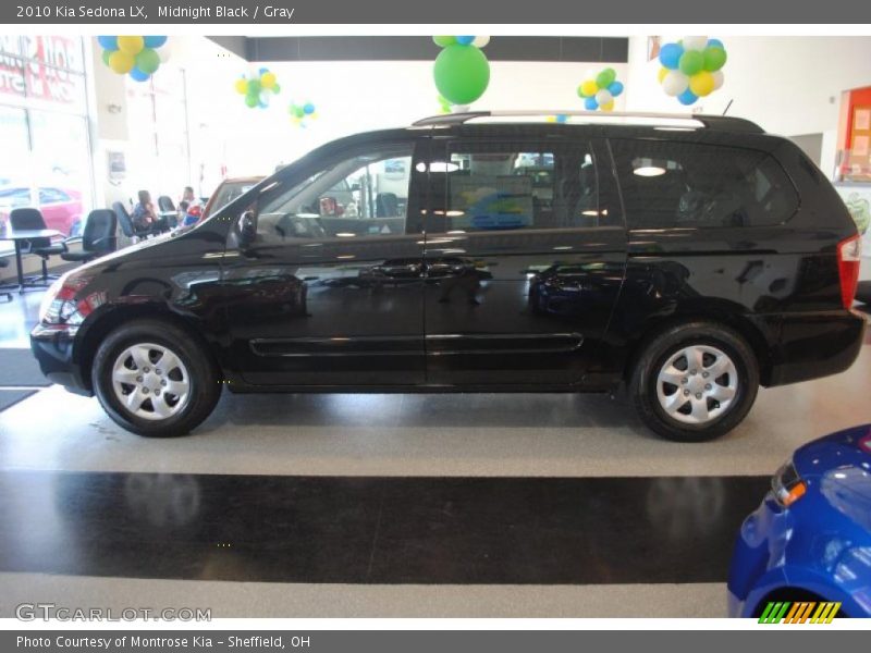 Midnight Black / Gray 2010 Kia Sedona LX