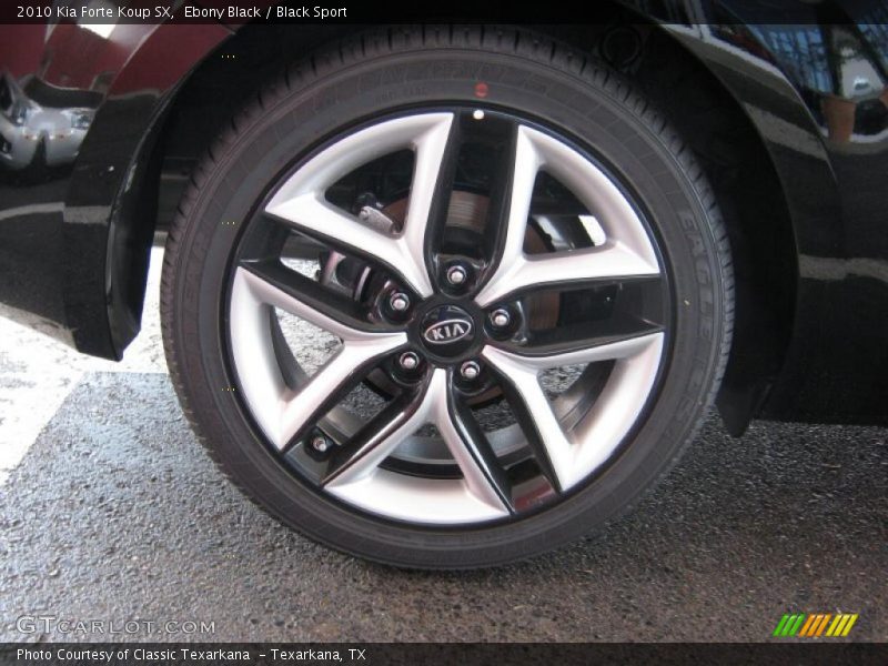 Ebony Black / Black Sport 2010 Kia Forte Koup SX