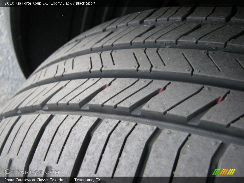Ebony Black / Black Sport 2010 Kia Forte Koup SX