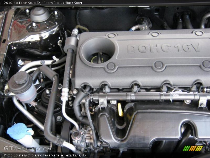 Ebony Black / Black Sport 2010 Kia Forte Koup SX