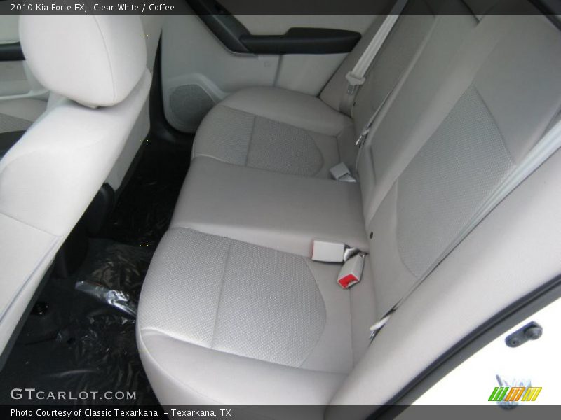 Clear White / Coffee 2010 Kia Forte EX