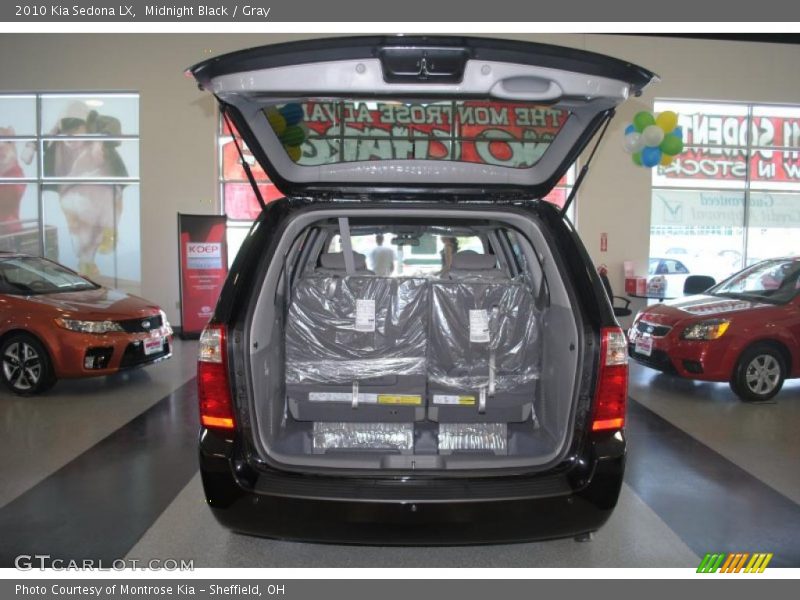 Midnight Black / Gray 2010 Kia Sedona LX