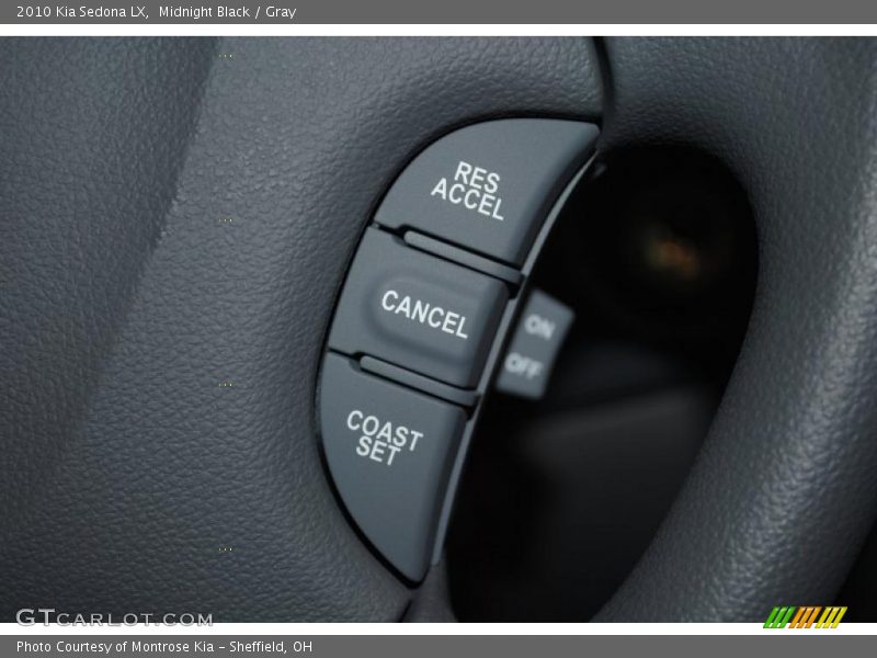 Midnight Black / Gray 2010 Kia Sedona LX