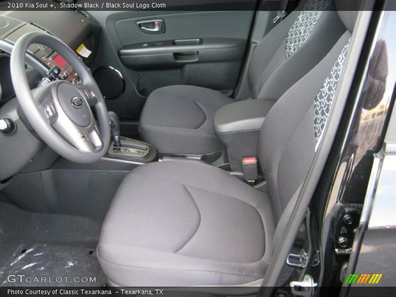 Shadow Black / Black Soul Logo Cloth 2010 Kia Soul +
