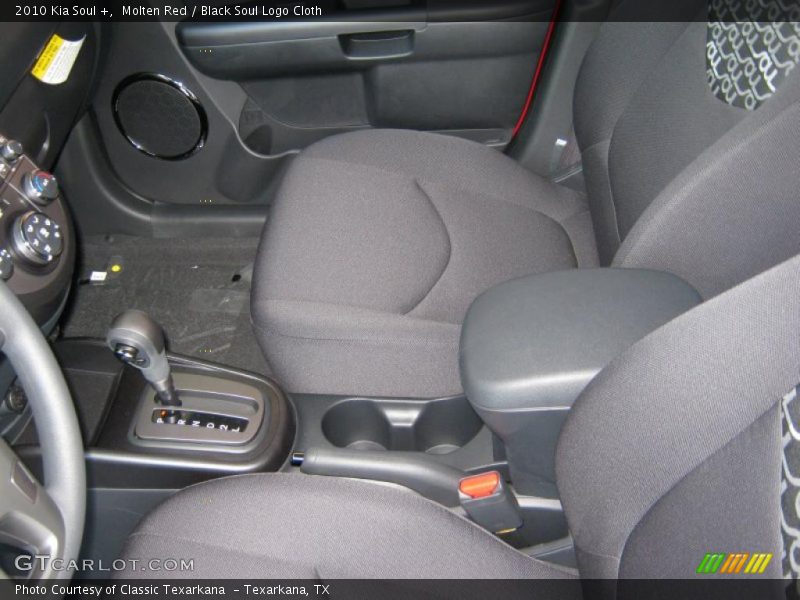 Molten Red / Black Soul Logo Cloth 2010 Kia Soul +