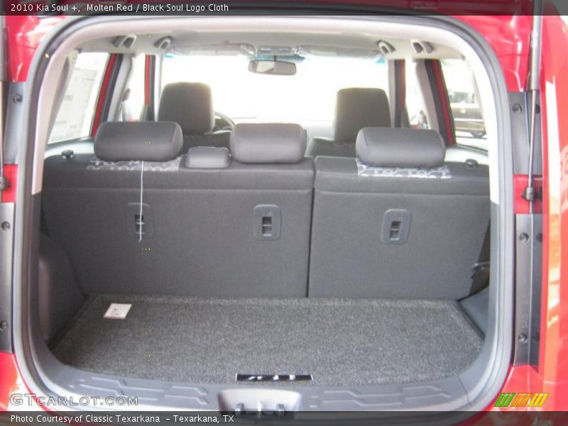 Molten Red / Black Soul Logo Cloth 2010 Kia Soul +