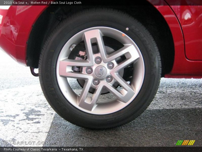 Molten Red / Black Soul Logo Cloth 2010 Kia Soul +