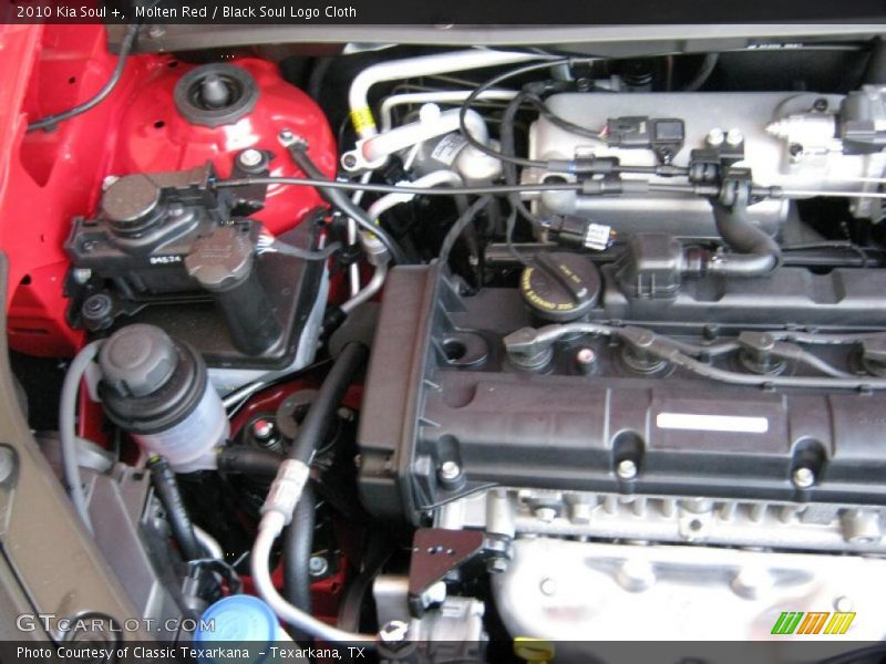 Molten Red / Black Soul Logo Cloth 2010 Kia Soul +