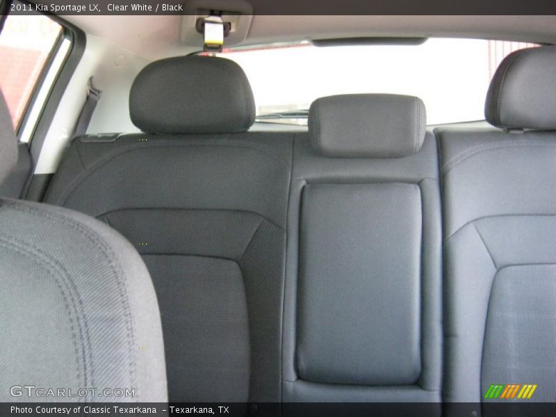 Clear White / Black 2011 Kia Sportage LX