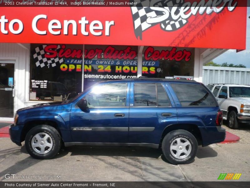 Indigo Blue Metallic / Medium Pewter 2003 Chevrolet TrailBlazer LS 4x4