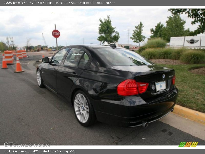 Jet Black / Saddle Brown Dakota Leather 2009 BMW 3 Series 335d Sedan