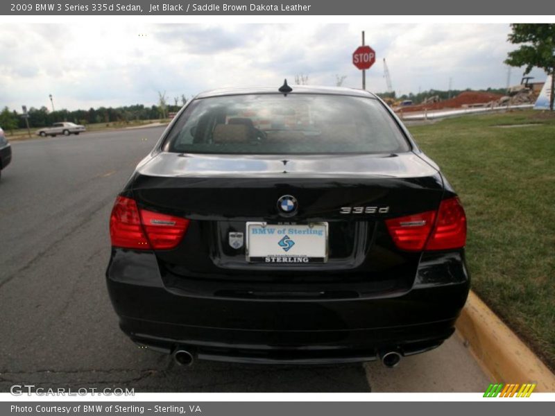 Jet Black / Saddle Brown Dakota Leather 2009 BMW 3 Series 335d Sedan