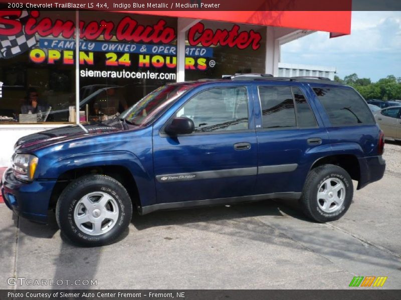 Indigo Blue Metallic / Medium Pewter 2003 Chevrolet TrailBlazer LS 4x4