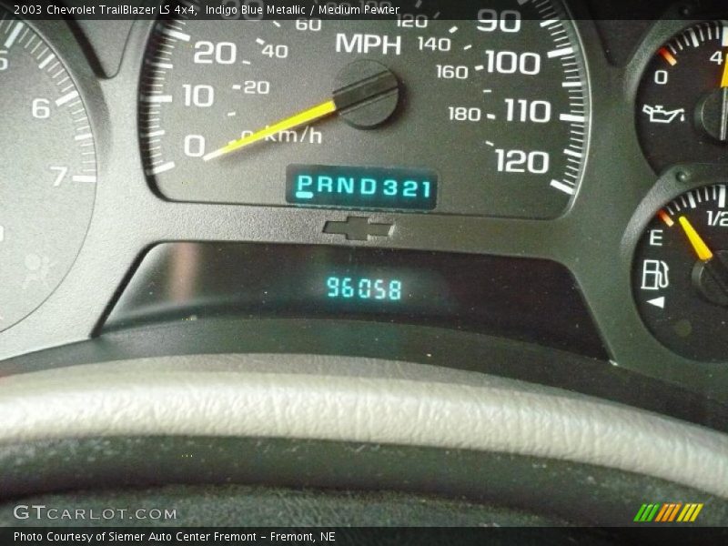 Indigo Blue Metallic / Medium Pewter 2003 Chevrolet TrailBlazer LS 4x4
