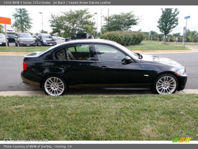 Jet Black / Saddle Brown Dakota Leather 2009 BMW 3 Series 335d Sedan