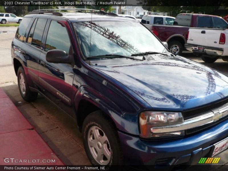 Indigo Blue Metallic / Medium Pewter 2003 Chevrolet TrailBlazer LS 4x4
