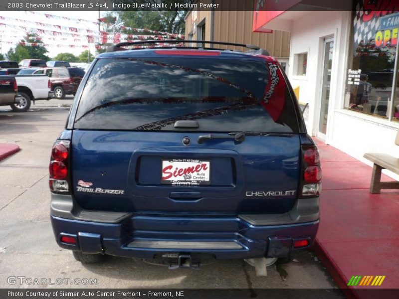 Indigo Blue Metallic / Medium Pewter 2003 Chevrolet TrailBlazer LS 4x4