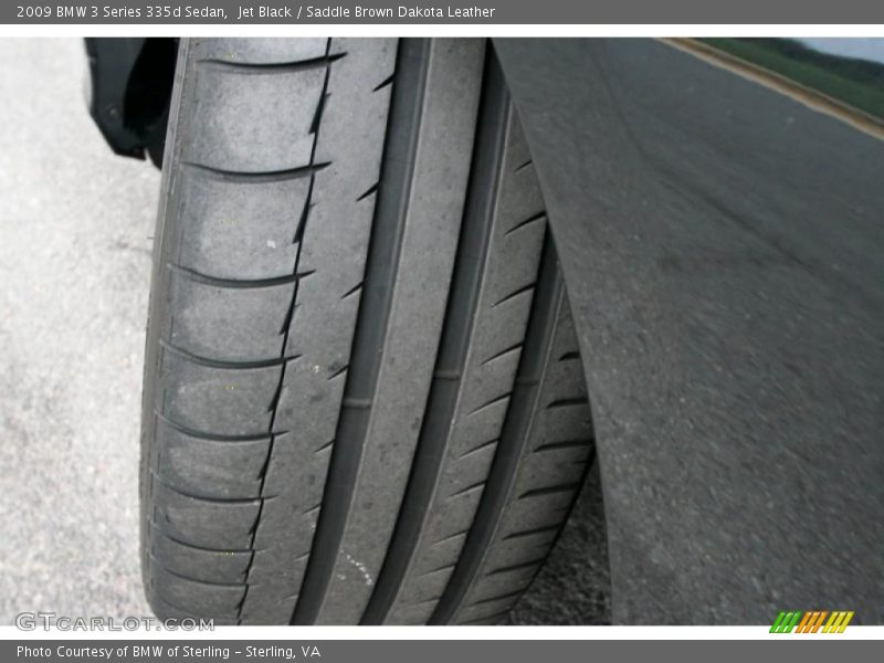 Jet Black / Saddle Brown Dakota Leather 2009 BMW 3 Series 335d Sedan
