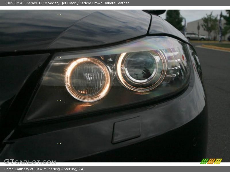 Jet Black / Saddle Brown Dakota Leather 2009 BMW 3 Series 335d Sedan