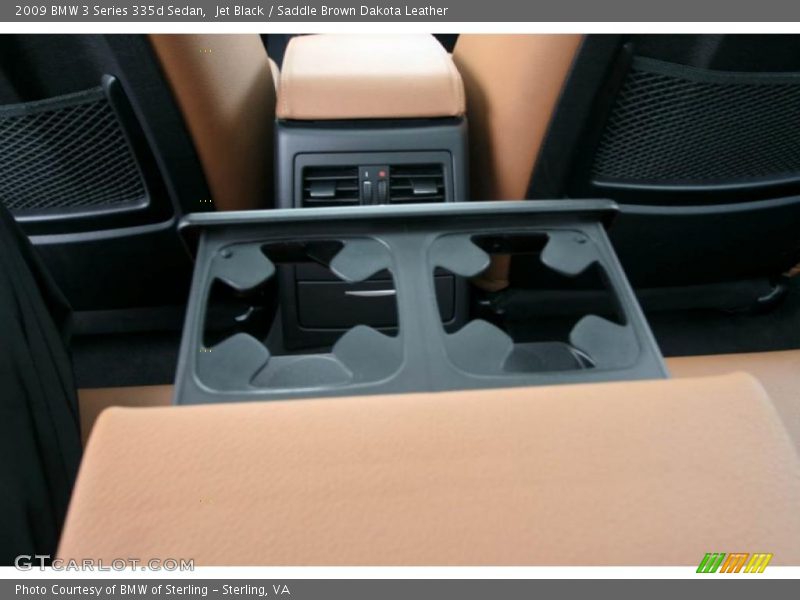 Jet Black / Saddle Brown Dakota Leather 2009 BMW 3 Series 335d Sedan