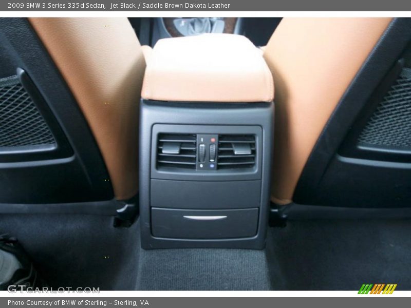 Jet Black / Saddle Brown Dakota Leather 2009 BMW 3 Series 335d Sedan