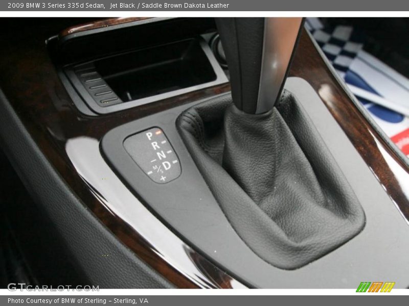 Jet Black / Saddle Brown Dakota Leather 2009 BMW 3 Series 335d Sedan