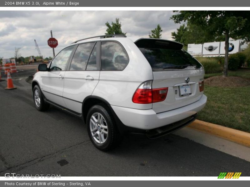 Alpine White / Beige 2004 BMW X5 3.0i