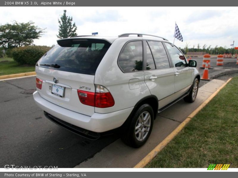 Alpine White / Beige 2004 BMW X5 3.0i