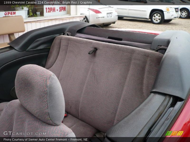 Bright Red / Graphite 1999 Chevrolet Cavalier Z24 Convertible