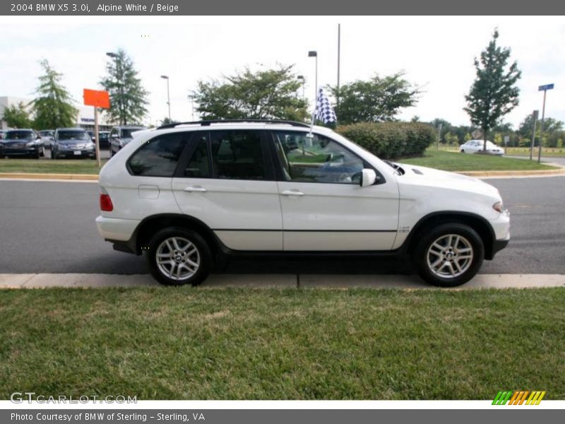 Alpine White / Beige 2004 BMW X5 3.0i
