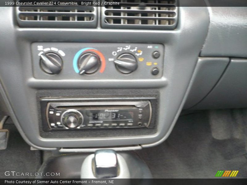 Bright Red / Graphite 1999 Chevrolet Cavalier Z24 Convertible