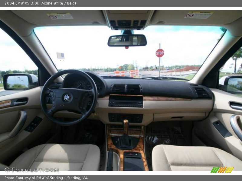 Alpine White / Beige 2004 BMW X5 3.0i