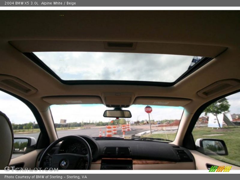 Alpine White / Beige 2004 BMW X5 3.0i