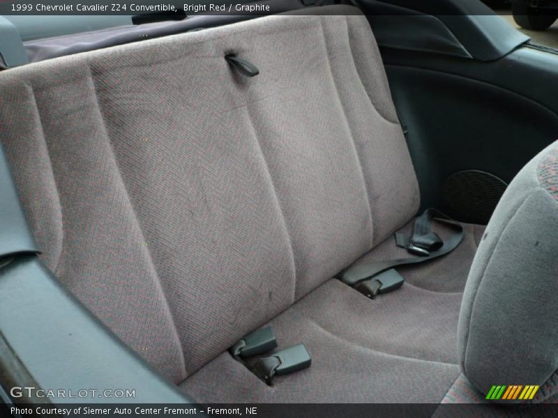 Bright Red / Graphite 1999 Chevrolet Cavalier Z24 Convertible