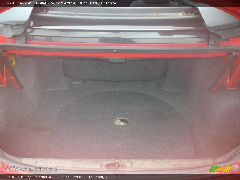 Bright Red / Graphite 1999 Chevrolet Cavalier Z24 Convertible