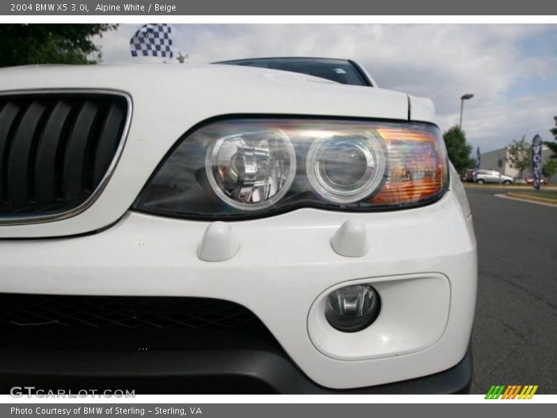 Alpine White / Beige 2004 BMW X5 3.0i