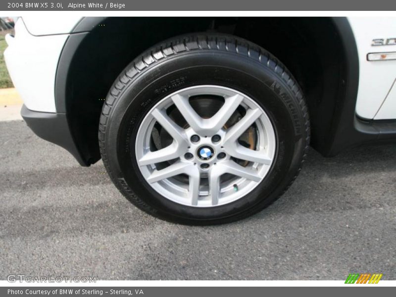 Alpine White / Beige 2004 BMW X5 3.0i