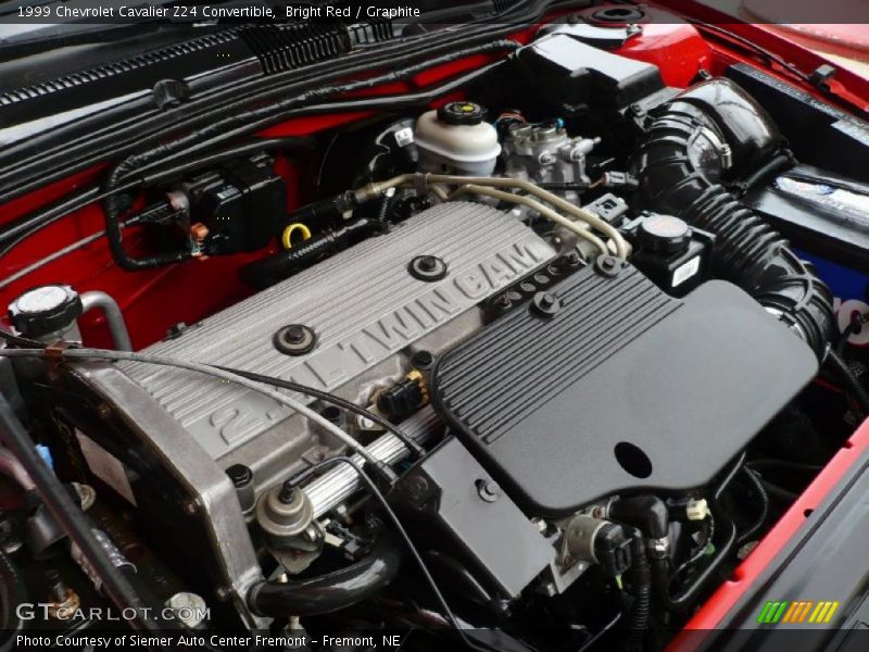 Bright Red / Graphite 1999 Chevrolet Cavalier Z24 Convertible