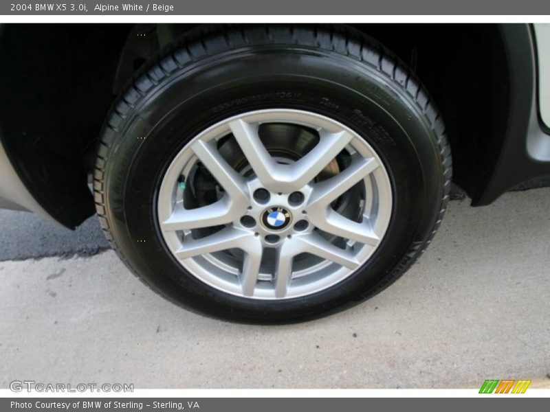 Alpine White / Beige 2004 BMW X5 3.0i